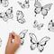 RoomMates Color Your Own Butterflies Peel & Stick Wall Decals
